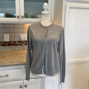 J. Crew Gray Cardigan Sweater